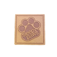 厂家直销PU皮皮标、仿真皮标